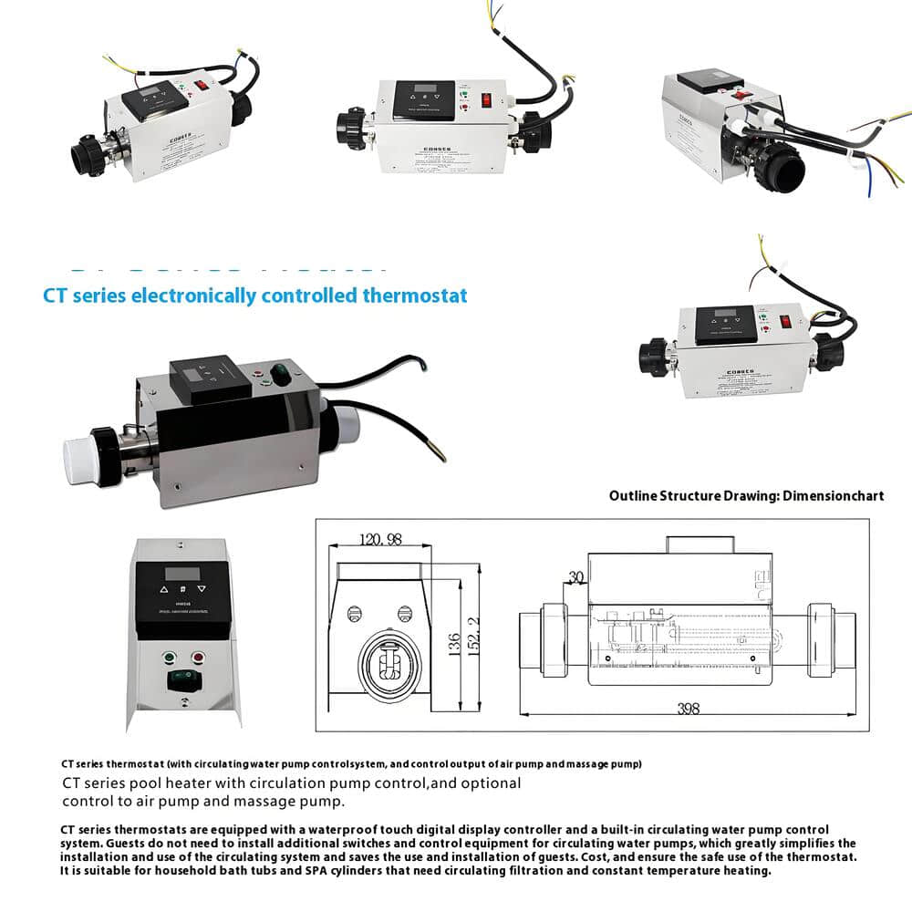  COASTS electronically controlled constant temperature heater