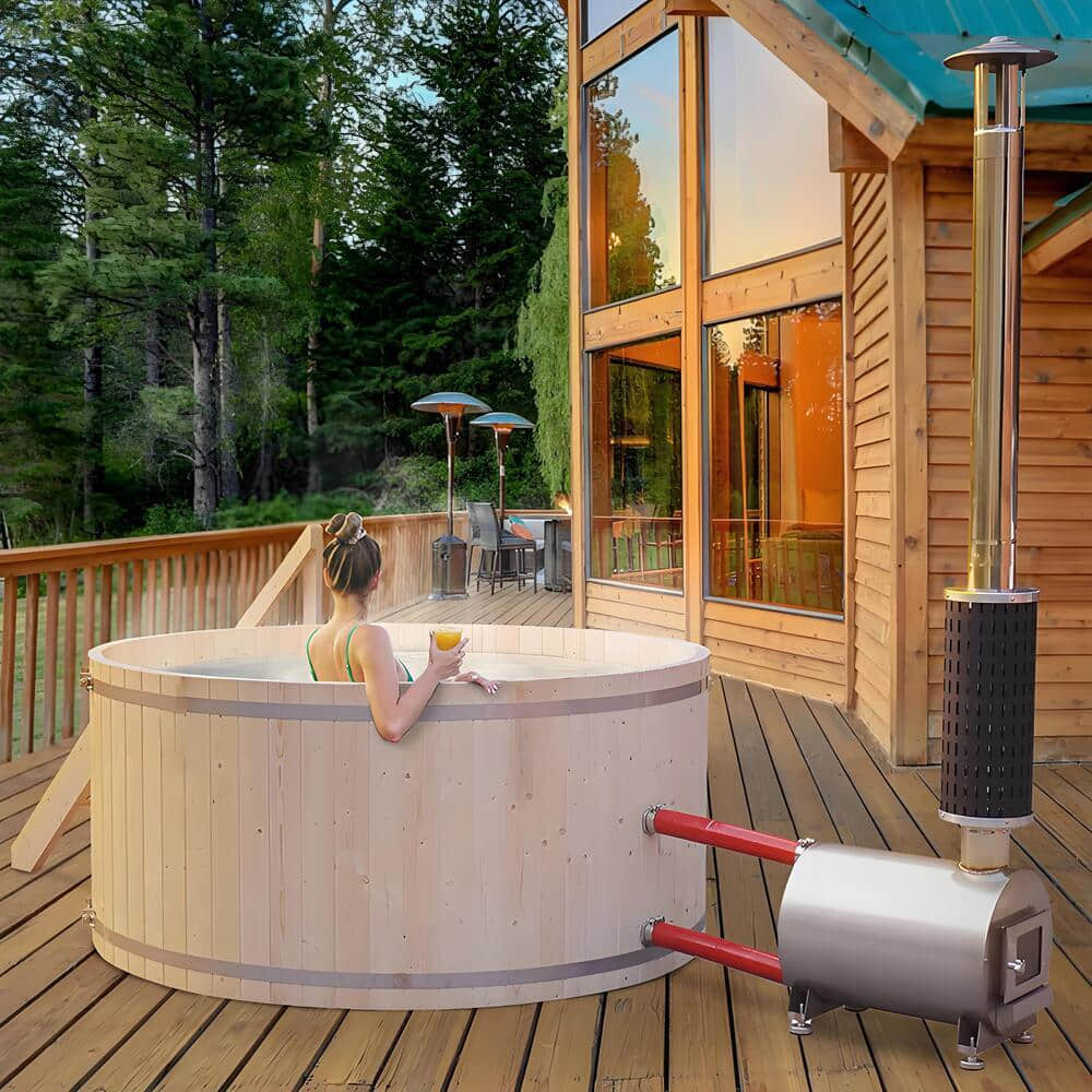 WO outdoor barrel bath series