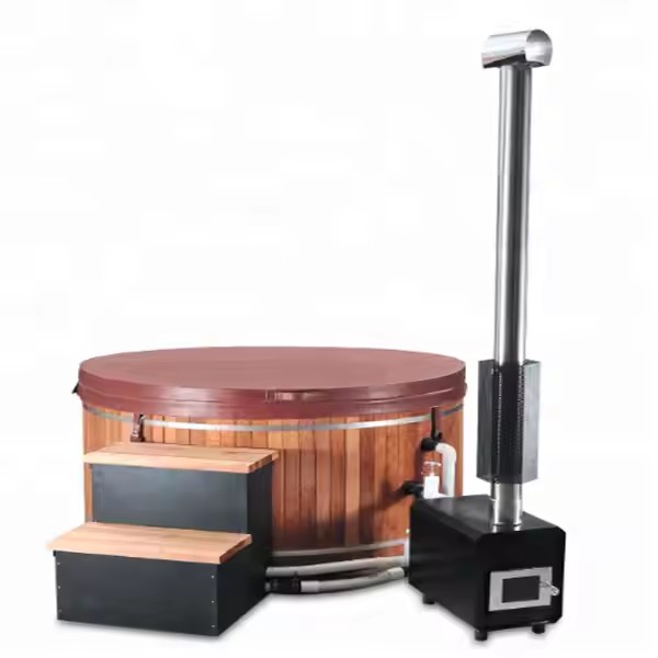 WHT-EF1809 Outdoor Hot Tub Including Sauna Stove for Sale