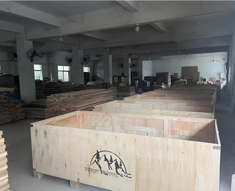 Woodworking workshop display