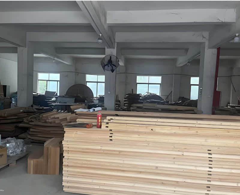 Woodworking workshop display