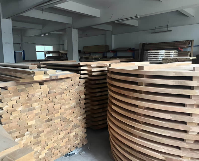 Woodworking workshop display