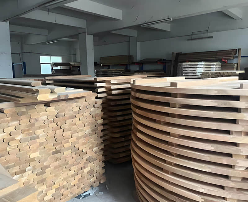 Woodworking workshop display