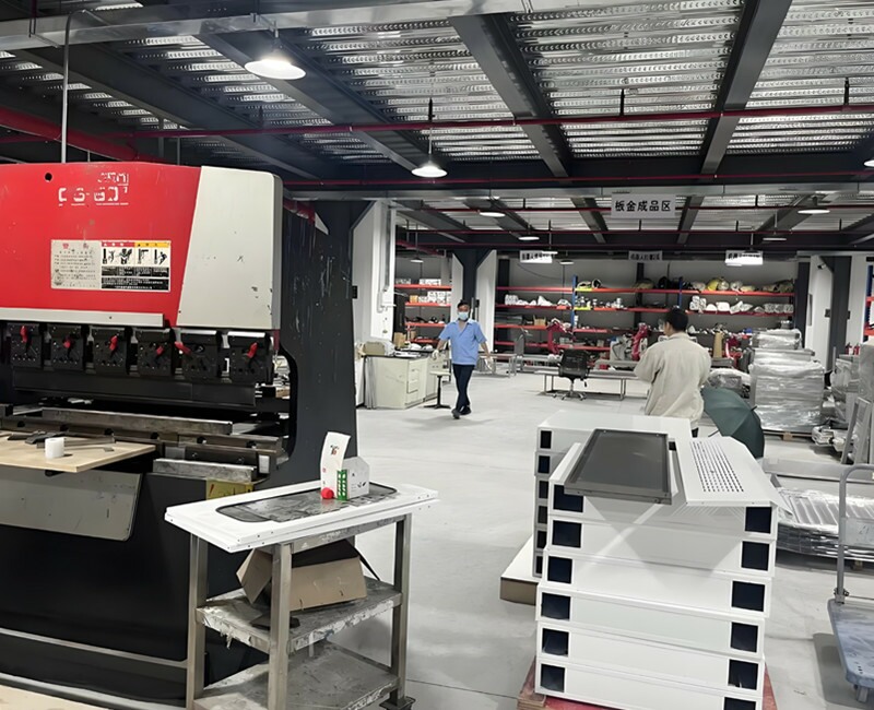 Machining workshop display