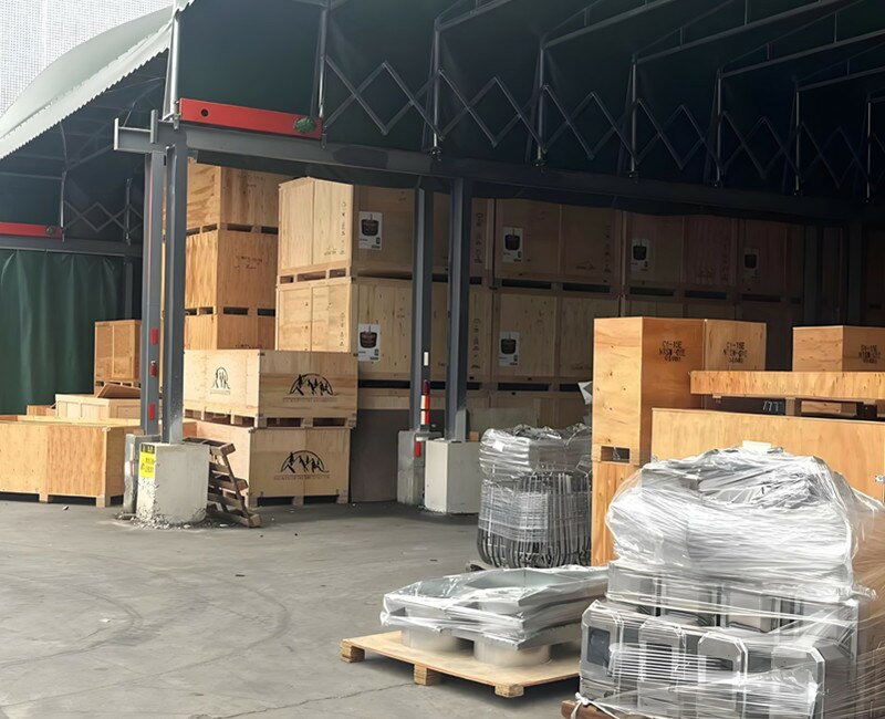 Product warehouse display