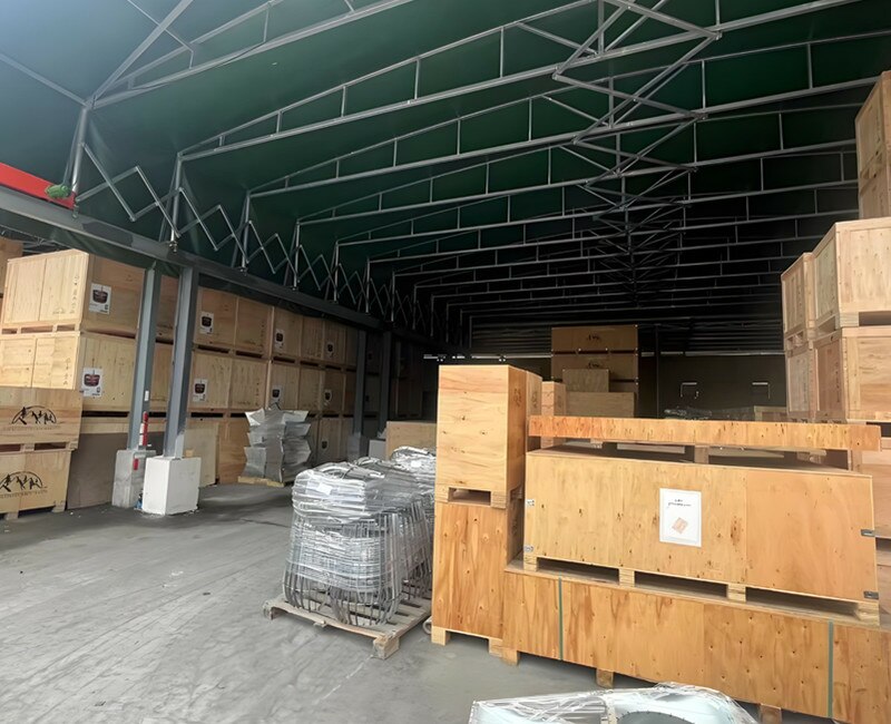 Product warehouse display