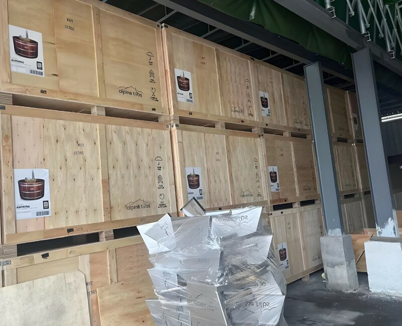 Product warehouse display