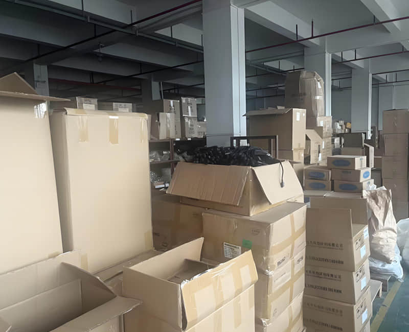 hardware accessories warehouse display.