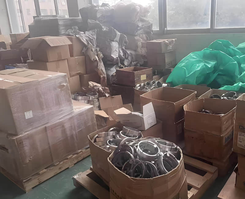 hardware accessories warehouse display.