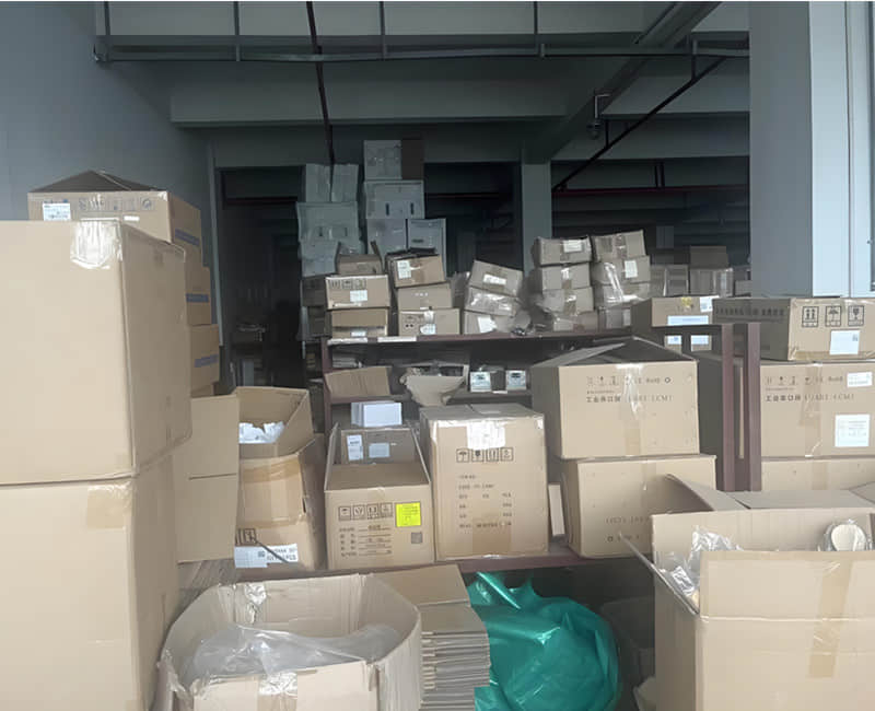 hardware accessories warehouse display.