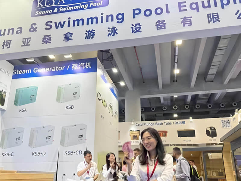 KEYA sauna equipment Company made a stunning appearance at the Canton Fair KEYA sauna equipment Company made a stunning appearance at the Canton Fair