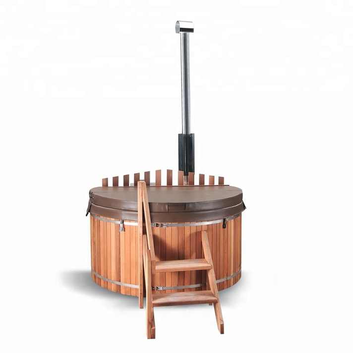 Pure Canadian Red Cedar Wood Hot Tub Outdoor Garden Spa Hot Tub